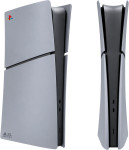 PlayStation 5 Slim Digital ohišje sive barve v stilu 30th Anniversary