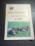INFORMATOR KRAŠKI OVČAR 6/1997 LETO 1997 CENA 6 EUR