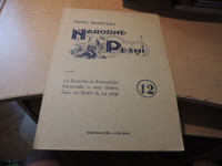 NARODNE PESMI 12 P. RANČIGAJ SAMOZALOŽBA LJUBLJANA 1938