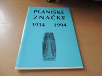 PLANIŠKE ZNAČKE 1934-1994 B. RAZINGER SAMOZALOŽBA 1994