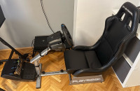 Playseat evolution + Logitech G923 trueforce feedback simracing