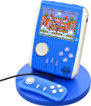 Ročna igralna konzola RetroPlay modre barve s 666 igrami - novo