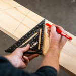 Hitri kotnik 185x185mm, črne barve, RS18, 56160101, SOLA