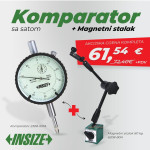 KOMPARATOR 0-10 mm + MAGNETNO STOJALO 80 kg Insize