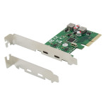 Conceptronic EMRICK PCIe kartica 2x USB-C 3.2 Gen 2 10 Gbps