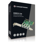Conceptronic EMRICK02G PCIe kartica 4x USB-A 3.0 5Gbps