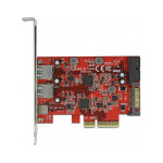 Delock PCI Express x4 kartica na 1 x zunanji USB Type-C™ vhod +