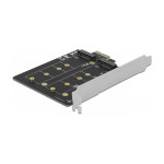 Kartica PCI Express x1 na 2 x notranja M.2 ključa B