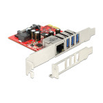 Kartica PCI Express x1 na 3 x zunanji USB 5 Gbps + 1 x zunanji gigabit