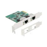 Omrežna kartica PCI Express x1 2,5 gigabitni LAN 2 x RJ45 RTL8125
