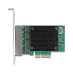 Omrežna kartica PCI Express x4 2,5 Gigabit LAN 4 x RJ45 RTL8125