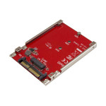 StarTech adapter M.2 na U.2 za M.2 PCIe NVMe SSD, rdeč