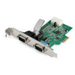 StarTech.com PCI Express serijska kartica z 2 vrati RS-232, 16950 UART