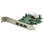 StarTech FireWire PCIe 3-portna kartica 2x FireWire 800 in 1x FireWire