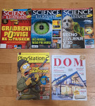Razne revije- Science Illustrated, Play Station 2, Dom, Yachting World