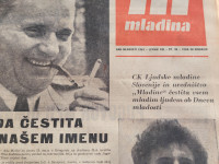 STARA REVIJA MLADINA 1962,VEZANE V KNJIGO,49 ŠTEVILK,LEPO OHRANJENA