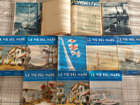 STARE REVIJE POMORSTVO IN LE VIE DEL MARE,PRIMORSKA,MORJE,1946- 1959