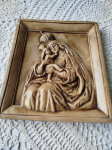 Obešanka Sv. Marija z Jezuščkom, vel. 21x24x2,5 cm