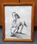 Umetniška slika risba konj