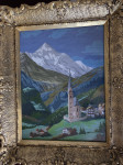 Original Wiehler gobelin Alpska cerkvica pod Velikim Klekom