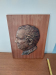 Profilni relief glave Josipa Broza Tita Momo Vukovič