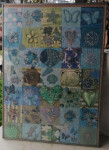 PUZLE v kovinskem okvirju s steklom 50 x 70 cm