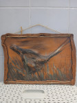 Slika"Fazan" žgana glina
