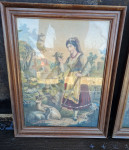 Slika Pastirica, vel. približno 30x40cm