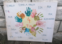 SLIKA na platnu brez okvirja in stekla 60 x 50 cm