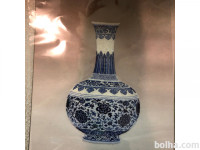 Slika na svili - vaza - vezenina