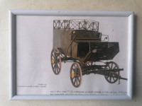 SLIKA v lepem okvirju s steklom 19 x 14 cm