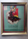 SLIKA v lepem okvirju s steklom 21 x 25,5 cm