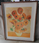 SLIKA v lesenem debelem okvirju brez stekla 42 x 52,5 cm