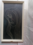 Slika v okvirju s šipo 29 x 52 cm