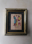 SLIKA v okvirju s steklom 11 x 13 cm