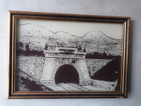 SLIKA v okvirju s steklom 21 x 14,5 cm