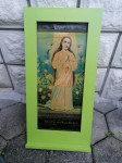 SLIKA v širokem lesenem okvirju brez stekla 30 x 60 cm