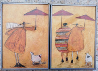 SLIKI v kovinskem okvirju s steklom 21 x 30 cm