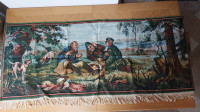 Tapiserija motiv lovci in narava