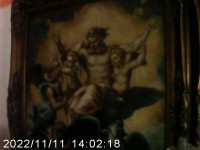Umetniška slika, Bog ustvarja svet, 90x120cm, tel.: 070 310 300