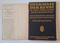 1915 Spomeniki umetnosti vojnih območij.Soška nižina. Istra. Dalmacija