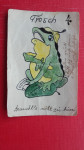 28 starih igralnih kart ročno risanih.Hand made 28 old playing cards