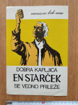 EN STARČEK nalepka rumena retro sticker vintage Jugoslavija vino