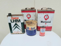 Kantice od olja Mobil, Castrol, Esso, Motorol