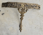 Konzolna polica vintage, eneški slog.  Brez Marmorne police  Stanje ra