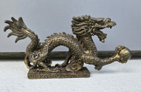 Masiven medeninast zmaj (Feng Shui) - 20 cm  :Prodam čudovit in masive