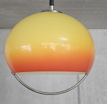 Meblo space age stropno svetilo Guzzini JOLLY  RUMENA - ORANŽNA  NI PO