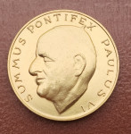 Papeška medalja Pavla VI.  Trg sv. Petra,  sveto leto 1975 Cena 15€ Lj