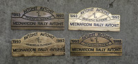 Plaketa MEDNARODNI RALLY AVTOHIT 1993 Medenina Cena za kos 20€ Ljublja