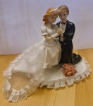 porocni okras za torto, mladoporocenca